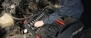 the tools to repair a car